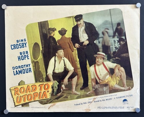 Road utopia lobby card - road, bob