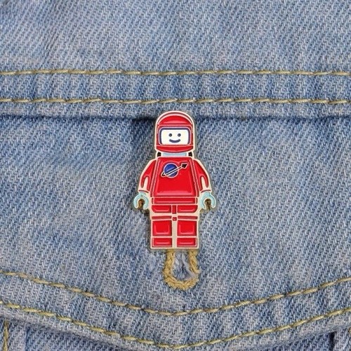 Lego badge spaceman mini - spaceman,