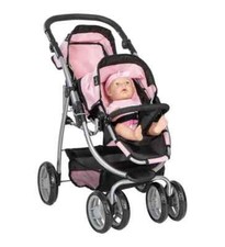 Silver Cross Dolls Pink Black