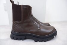Russell & Bromley Mens BRAND NEW Zip Wire Boots Shoes Brown Leather £345