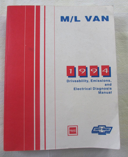 1994 chevy chevrolet astro - 1994, m/l