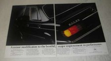 1989 Mercedes-Benz 500SE Car Ad - A minor modification to the bootlid