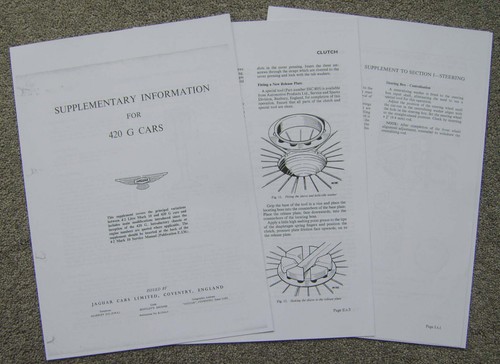 Jaguar 420 supplementary - g,