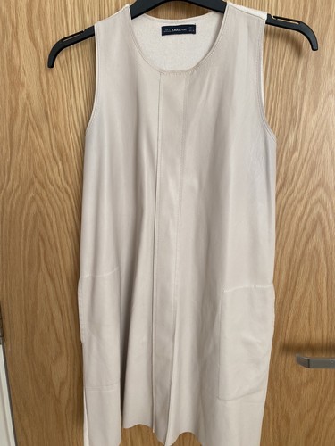 Zara faux leather sleeveless - zara,