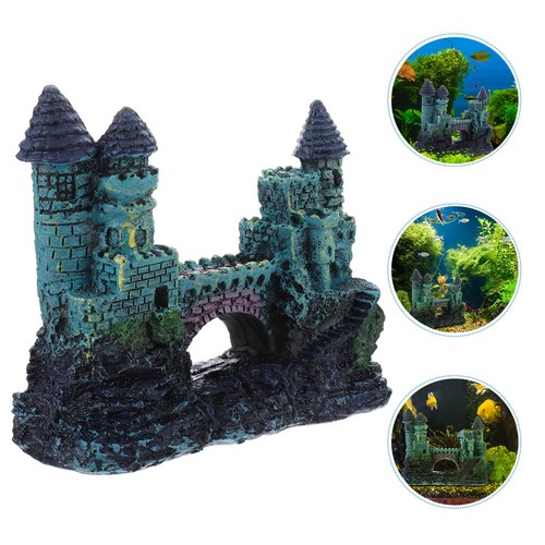 Resin castle for - for, aquarium