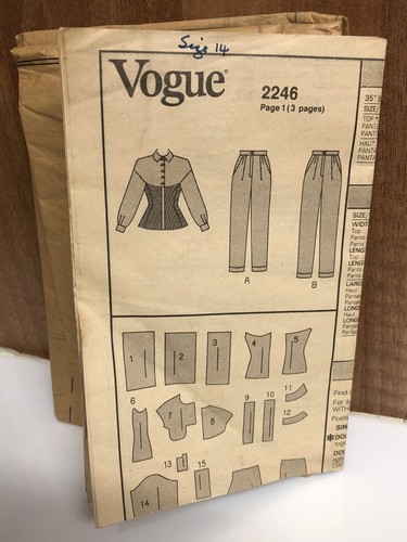 Vintage 1980 vogue blouse - vintage,