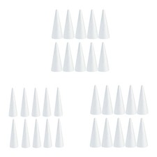 10Pcs Foam Cones for Crafts