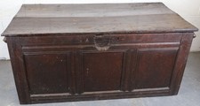 Antique Mule Chest with Candle Box