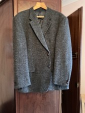Harris Tweed Blazer Jacket Size 46 R, 100% Wool, Hand Woven