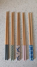 5 Pairs Of 9 Inch Wooden