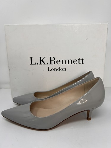 Bennett shoes grey patent - lk,