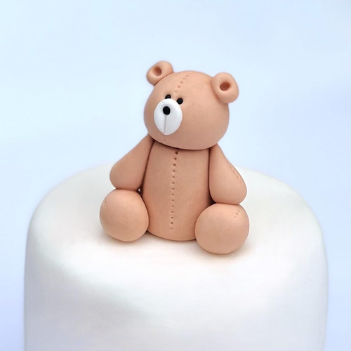 Teddy bear brown cake - teddy,