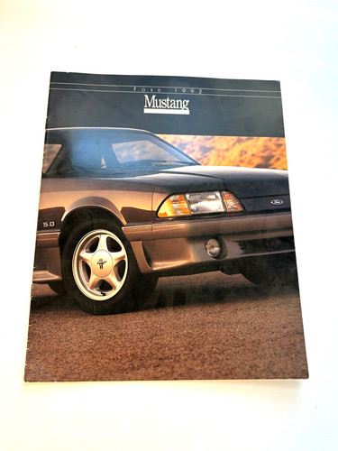 1992 mustang sales brochure - sales,