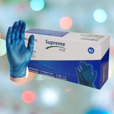 100 disposable blue vinyl - disposable,