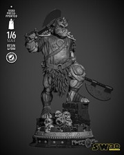 3D Printed 16K FAN MADE STAR WARS SW3D - Gamorrean Guard  up to 350mm approx.