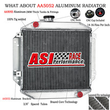 2 Rows Aluminium Radiator For