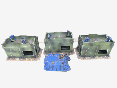 Wargaming terrain painted set - painted,