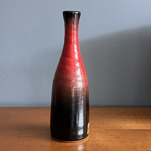 Red studio pottery - red,