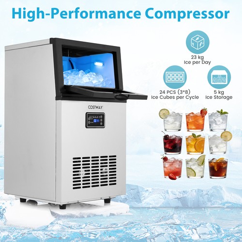 Commercial ice maker 23kg 24h - ice,