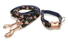 Dark Denim Blue with Fox Print