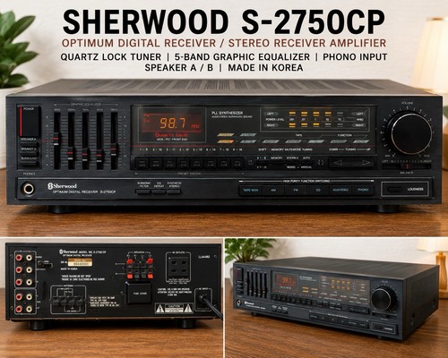 Sherwood 2750cp vintage - sherwood, s-2750cp