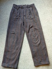 1950s Vintage Check Trousers