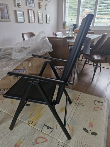 Patio chairs set folding - chairs, 2