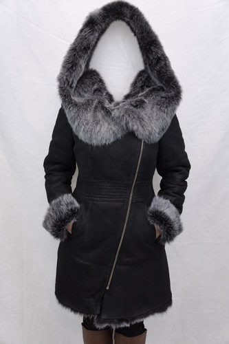 Black 100 toscana sheepskin - toscana,