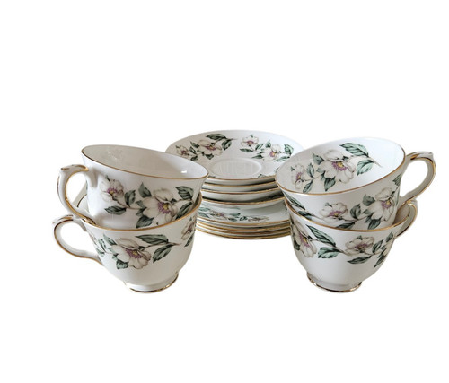 Crown cup saucer plate - crown,