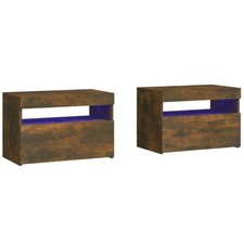 2 Bedside Table Cabinets with