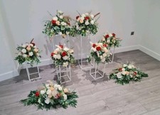 Wedding flowers bundle with stands 