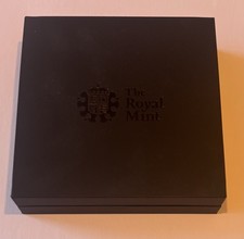 Royal Mint - Empty Coin Box - Black - Brilliant Condition