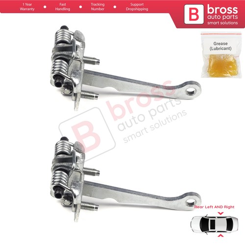 Rear door hinge stop - door,