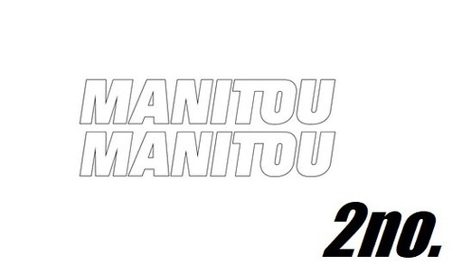 Boom decals manitou mt1440 - manitou,