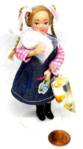 Dolls house girl dress - in,