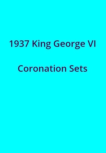 1937 george coronation - 1937,