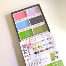 KURETAKE Gansai Tambi Japanese 4 Season Set — 12 Colour (Watercolour / Gouache)