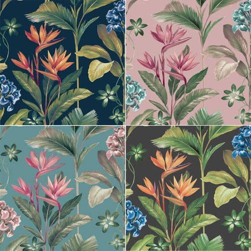 Oliana floral wallpaper - oliana,