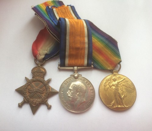 Ww1 medal trio northumberland - trio,
