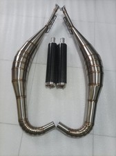 Custom exhaust for Yamaha RD