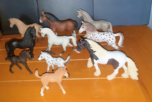 Collection schleich plastic - collection, of