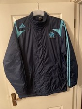 Adidas Olympic Marseille FC 2008-09 Training Bench Jacket Coat Size S 36/38 UK