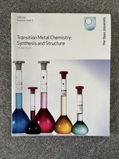 Open University SXR343 Transition Metal Chemistry Study Book