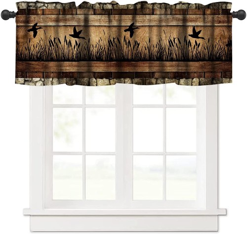 Vintage duck valance curtain - duck,
