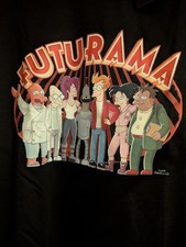 Futurama T Shirt Black Mens