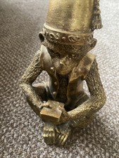 Gold Coloured Monkey Ornament