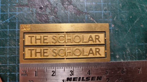 Brass nameplates the - brass,
