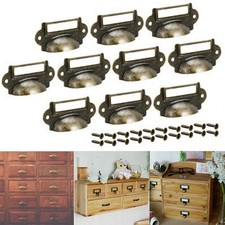 10pcs Brass Drawer Label Tag