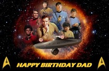 Star Trek Edible Cake Topper