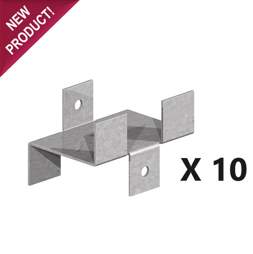 Gravel board panel clip - 10,